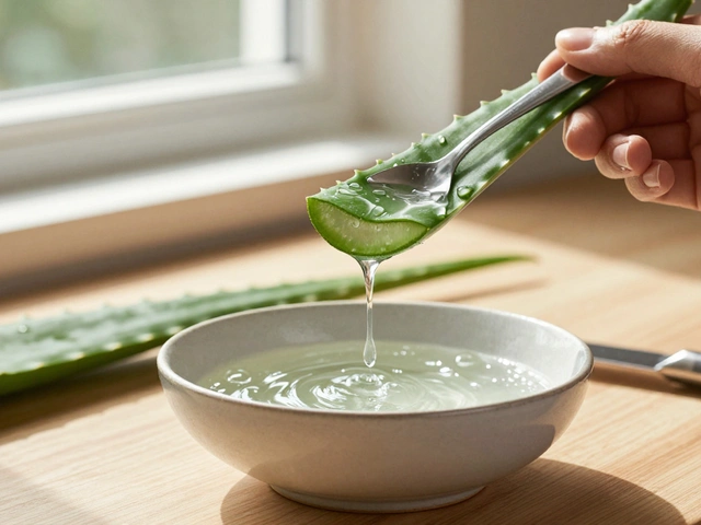 Jak udělat šťávu z aloe vera pro pleť - krok za krokem