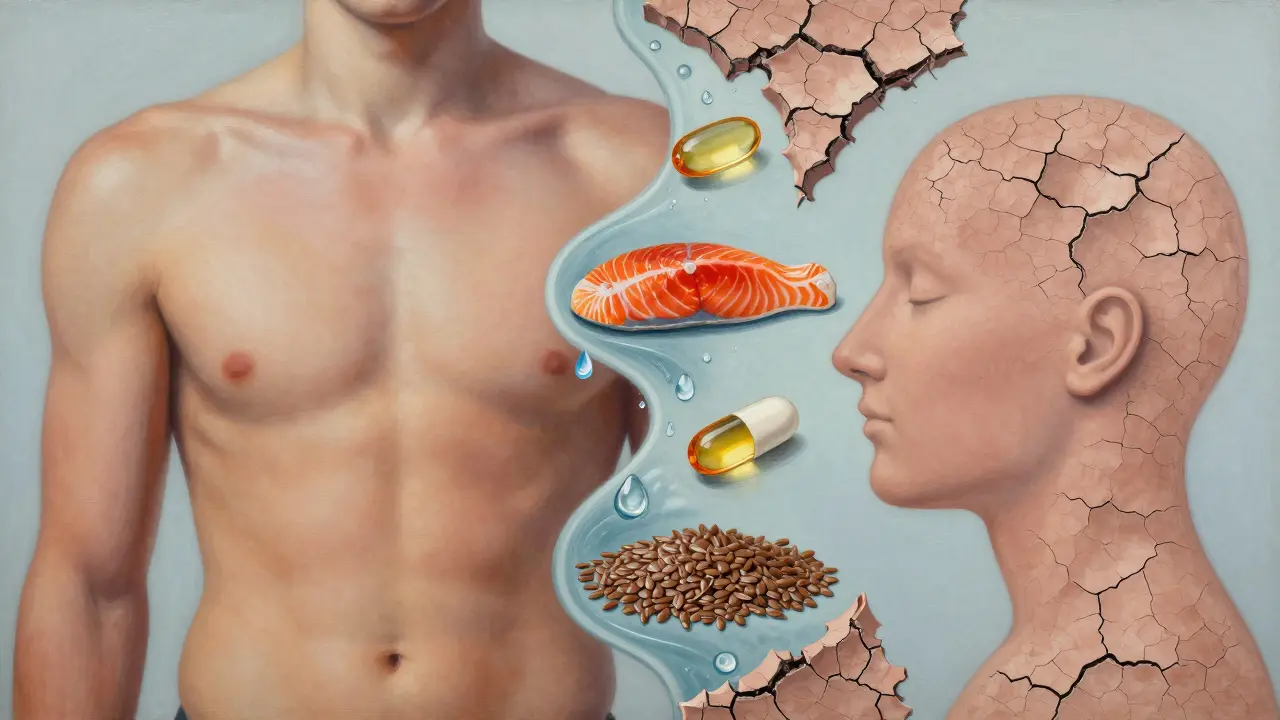 Konečný výsledek hladké kůže spojený s vodou, výživou a klidem.