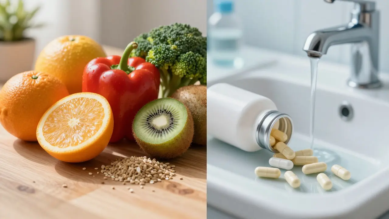 Co se stane, když sním hodně vitamínu C? Příznaky předávkování a bezpečné limity
